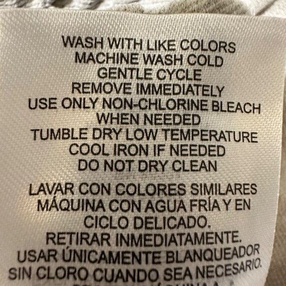 Mondetta Pintuck Straight Leg Pant XXL Beige Recycled Fabric Elastic Waist NWT - Picture 8 of 8